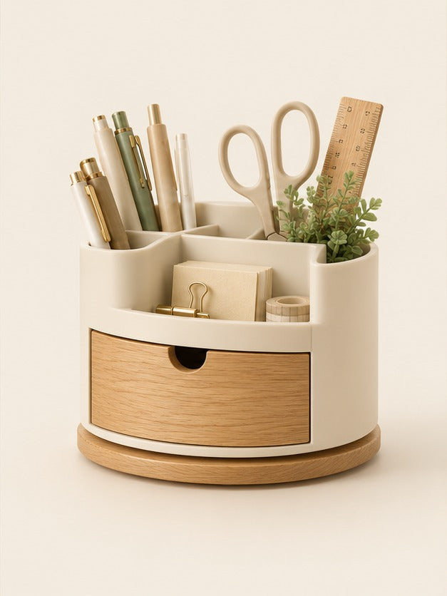 Rotating Desktop Pen and Supply Organizer — Studio product view
