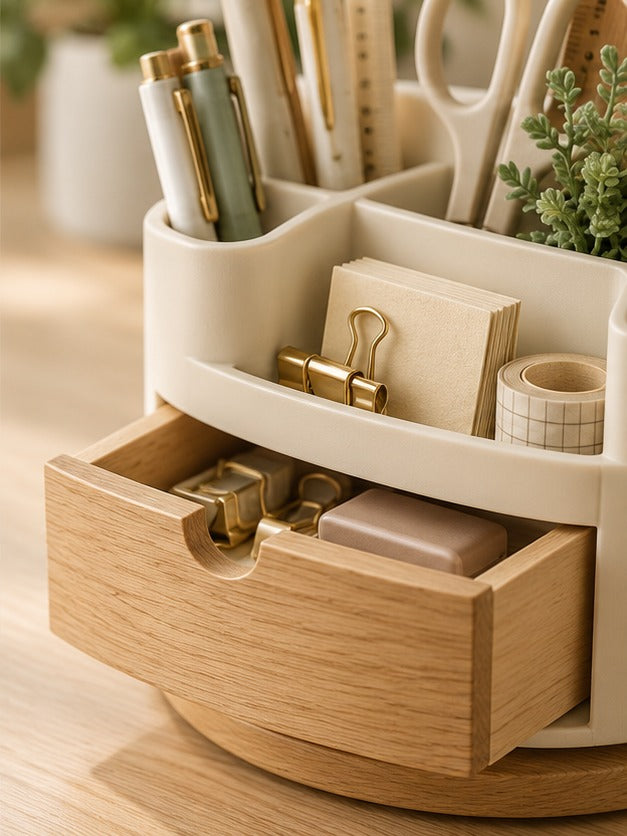 Rotating Desktop Pen and Supply Organizer — Product detail view